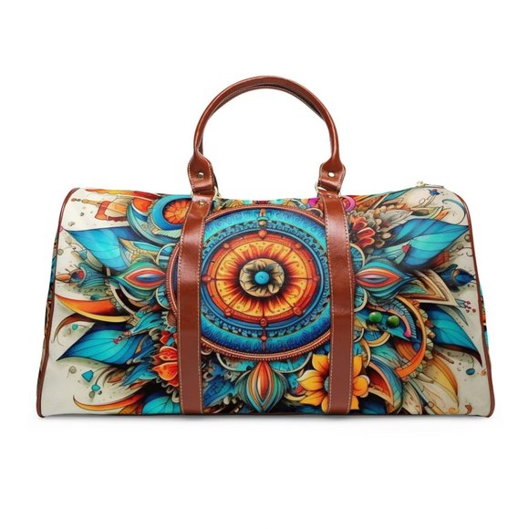 waterproof travel bag boho,Unisex travel bag,  Everyday Travel Bag, Colorful - Picture 1 of 9